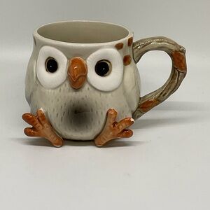 FITZ & FLOYD Owl Mug